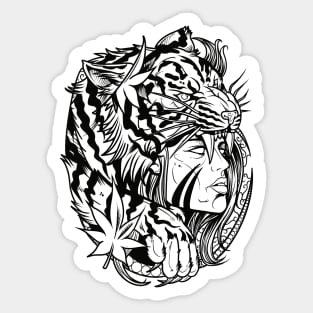 The Tigress Sticker